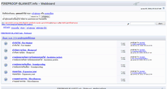 Desktop Screenshot of board.fireproof-blanket.info